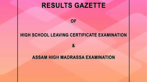 Assam HSLC and AHM Results Published.
